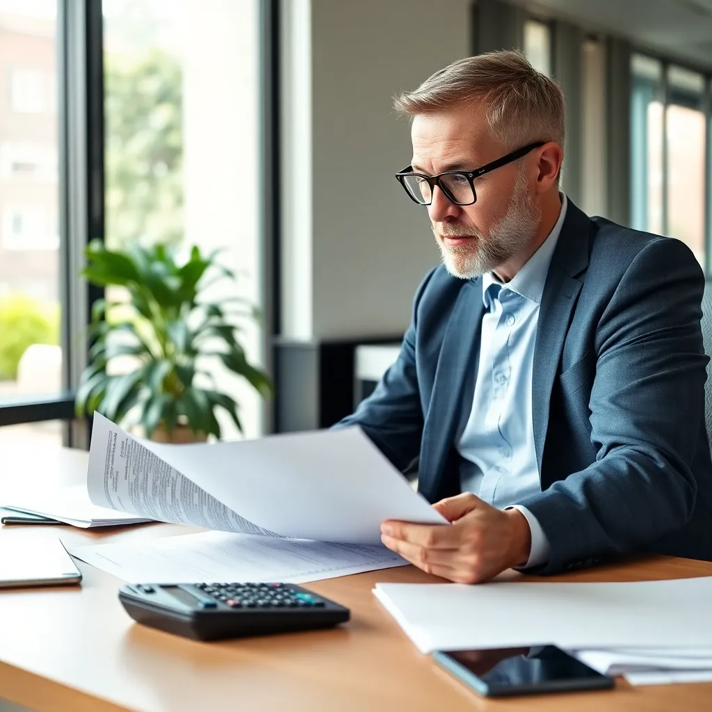 Nederlandse financieel adviseur die budgetoptimalisatie bespreekt met cliënt