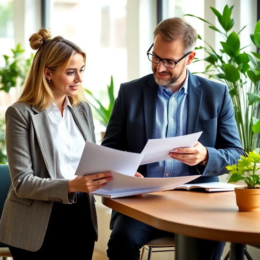Duurzame financiële praktijken in modern Nederlands kantoor